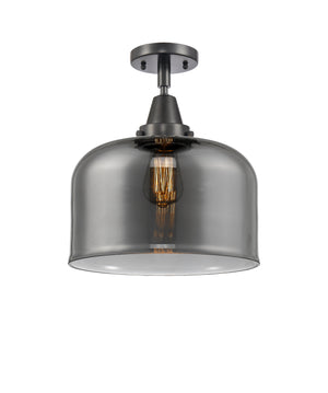 Innovations - 447-1C-BK-G73-L - One Light Flush Mount - Caden - Matte Black