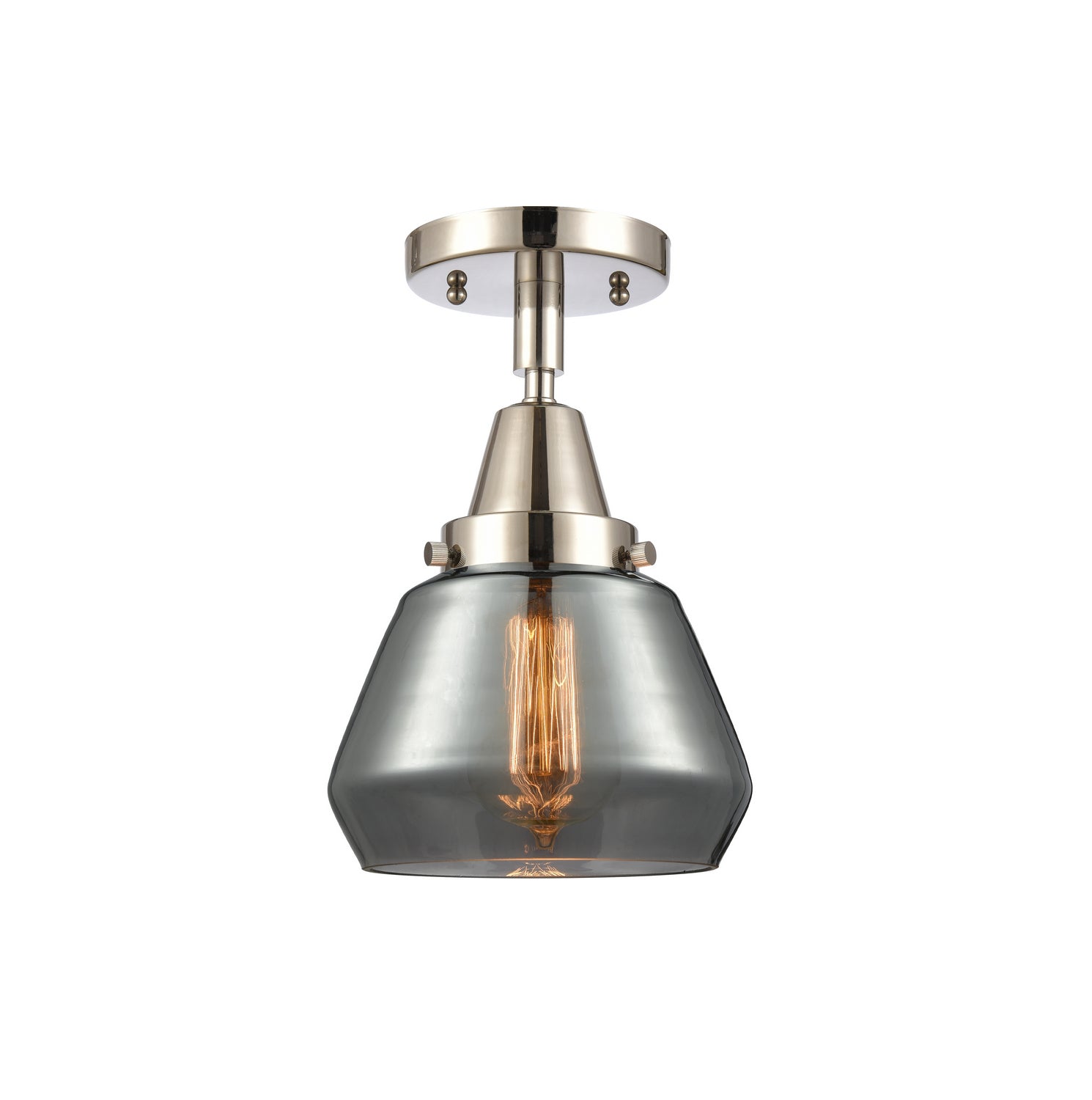 Innovations - 447-1C-PN-G173 - One Light Flush Mount - Caden - Polished Nickel