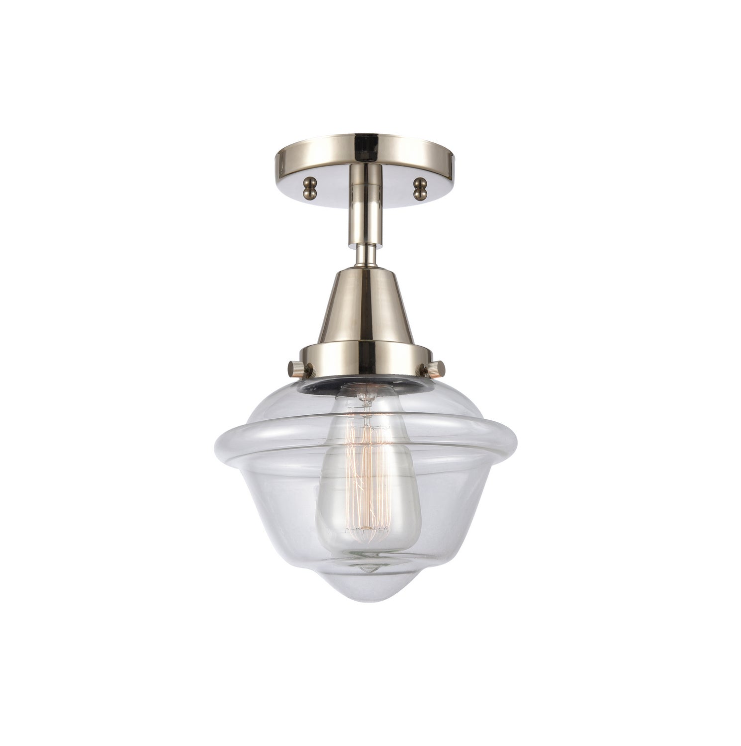 Innovations - 447-1C-PN-G532 - One Light Flush Mount - Caden - Polished Nickel