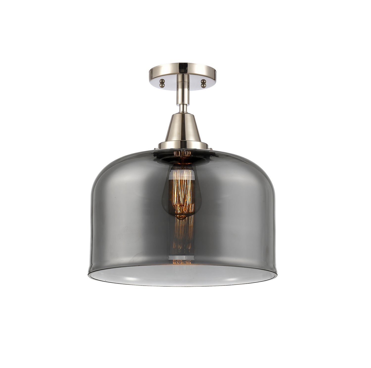 Innovations - 447-1C-PN-G73-L - One Light Flush Mount - Caden - Polished Nickel