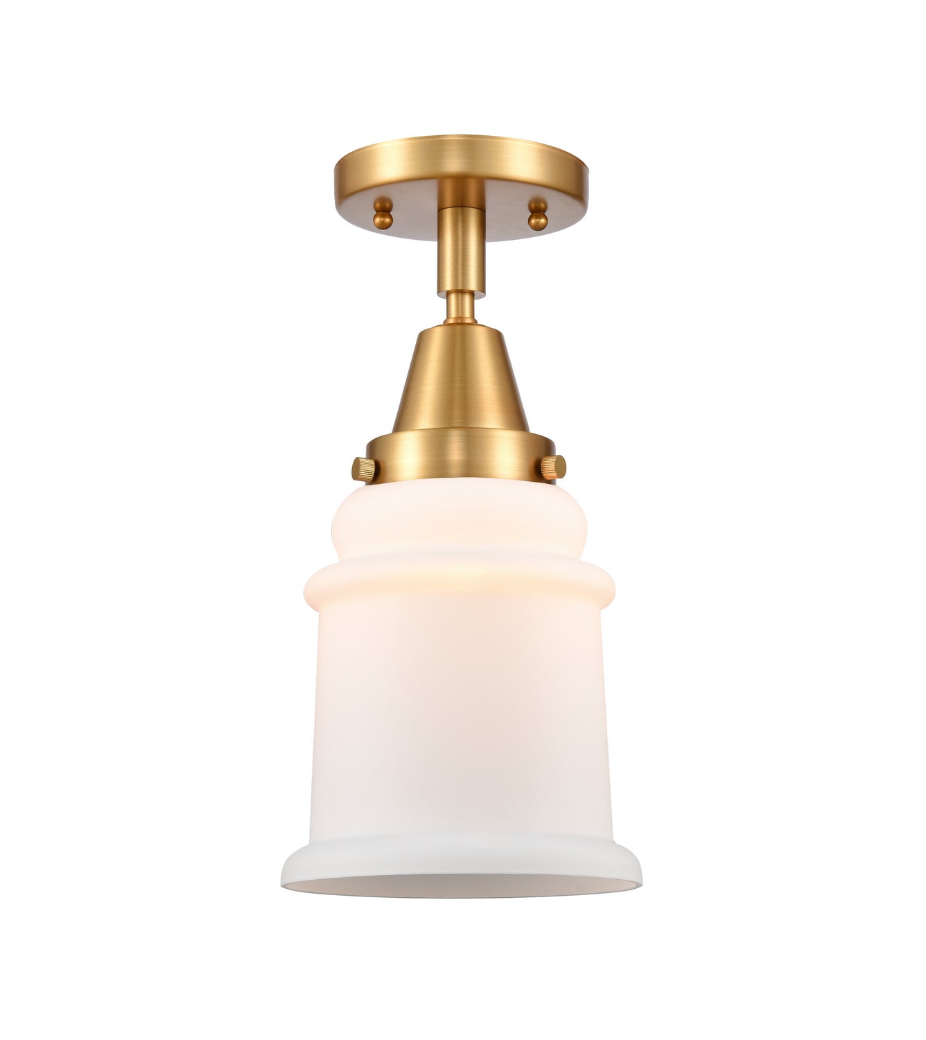 Innovations - 447-1C-SG-G181 - One Light Flush Mount - Caden - Satin Gold