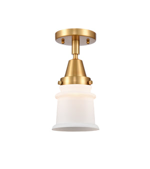 Innovations - 447-1C-SG-G181S - One Light Flush Mount - Caden - Satin Gold