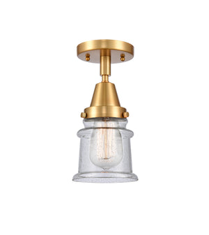 Innovations - 447-1C-SG-G184S - One Light Flush Mount - Caden - Satin Gold