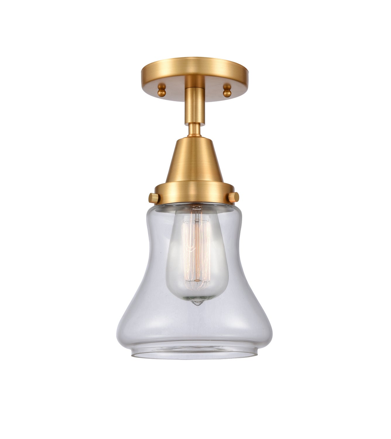 Innovations - 447-1C-SG-G192 - One Light Flush Mount - Caden - Satin Gold