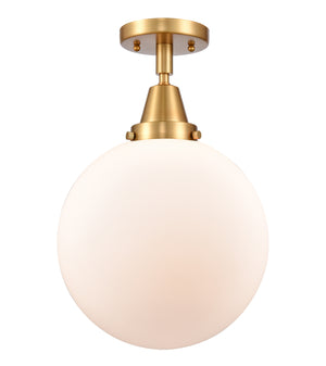 Innovations - 447-1C-SG-G201-10 - One Light Flush Mount - Caden - Satin Gold