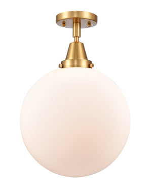 Innovations - 447-1C-SG-G201-12 - One Light Flush Mount - Caden - Satin Gold