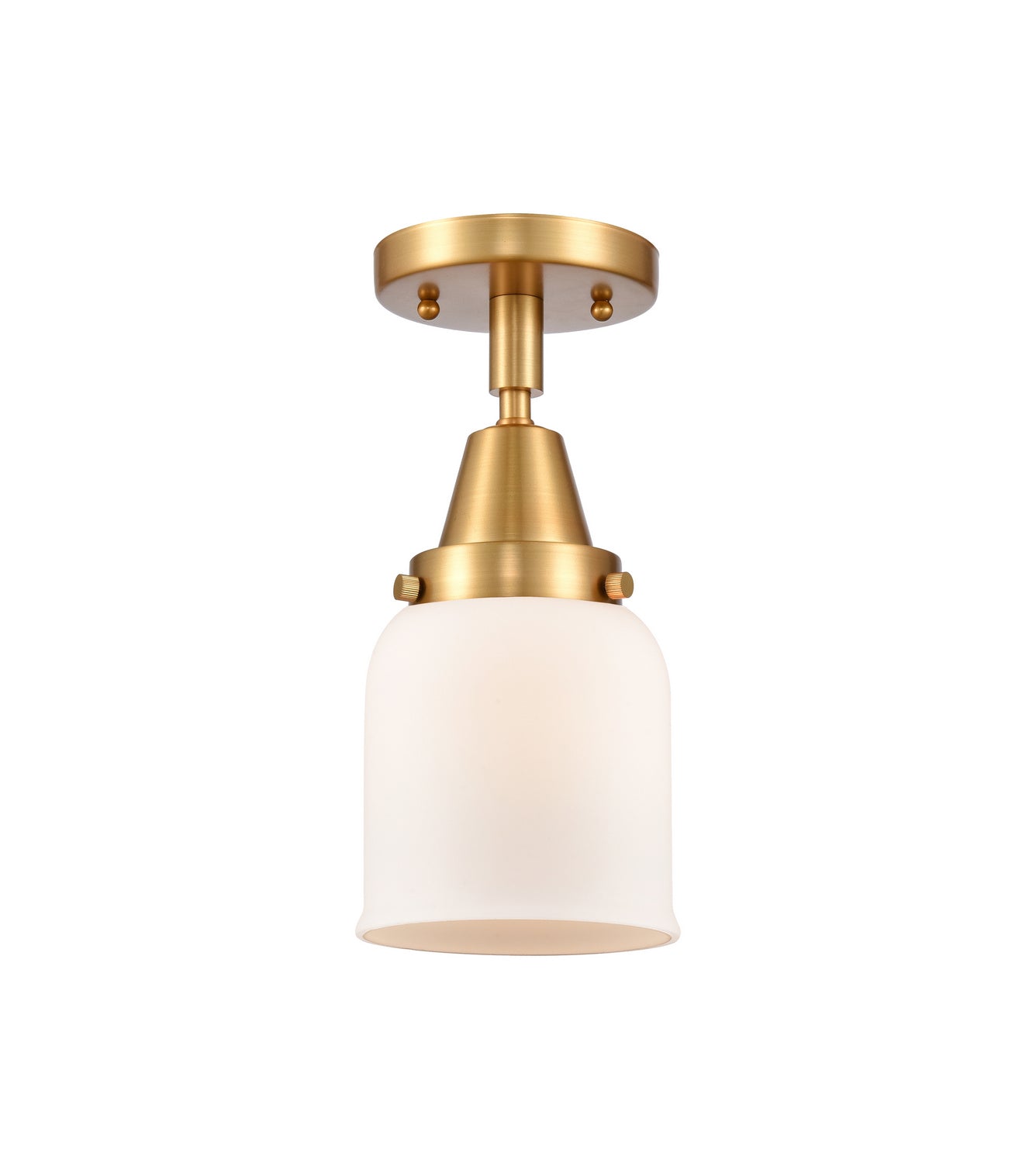 Innovations - 447-1C-SG-G51 - One Light Flush Mount - Caden - Satin Gold