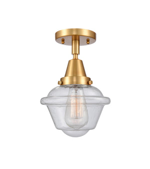 Innovations - 447-1C-SG-G534 - One Light Flush Mount - Caden - Satin Gold