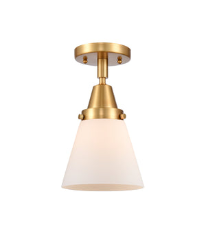 Innovations - 447-1C-SG-G61 - One Light Flush Mount - Caden - Satin Gold