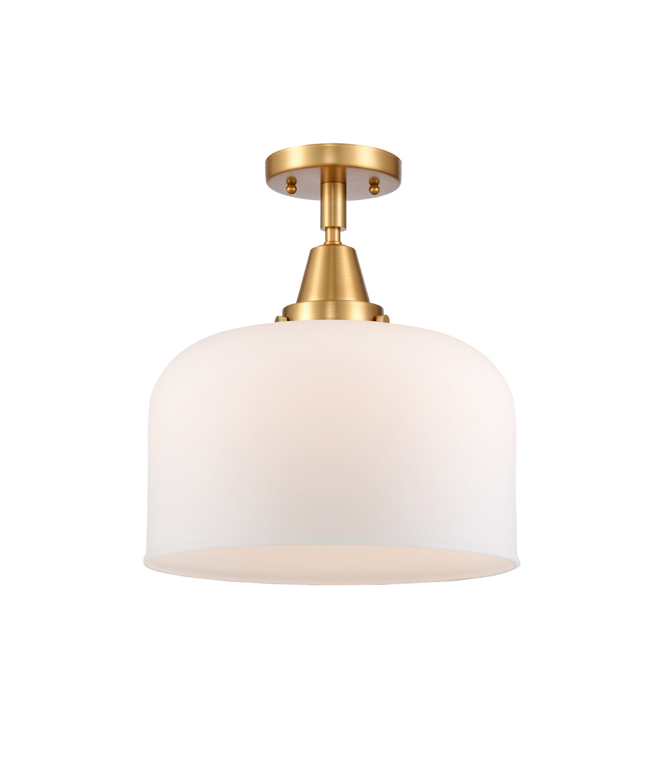 Innovations - 447-1C-SG-G71-L - One Light Flush Mount - Caden - Satin Gold