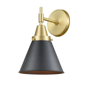 Innovations - 447-1W-SG-M13-BK - One Light Wall Sconce - Caden - Satin Gold