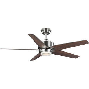 Progress Lighting - P250061-009-30 - 54"Ceiling Fan - Byars - Brushed Nickel