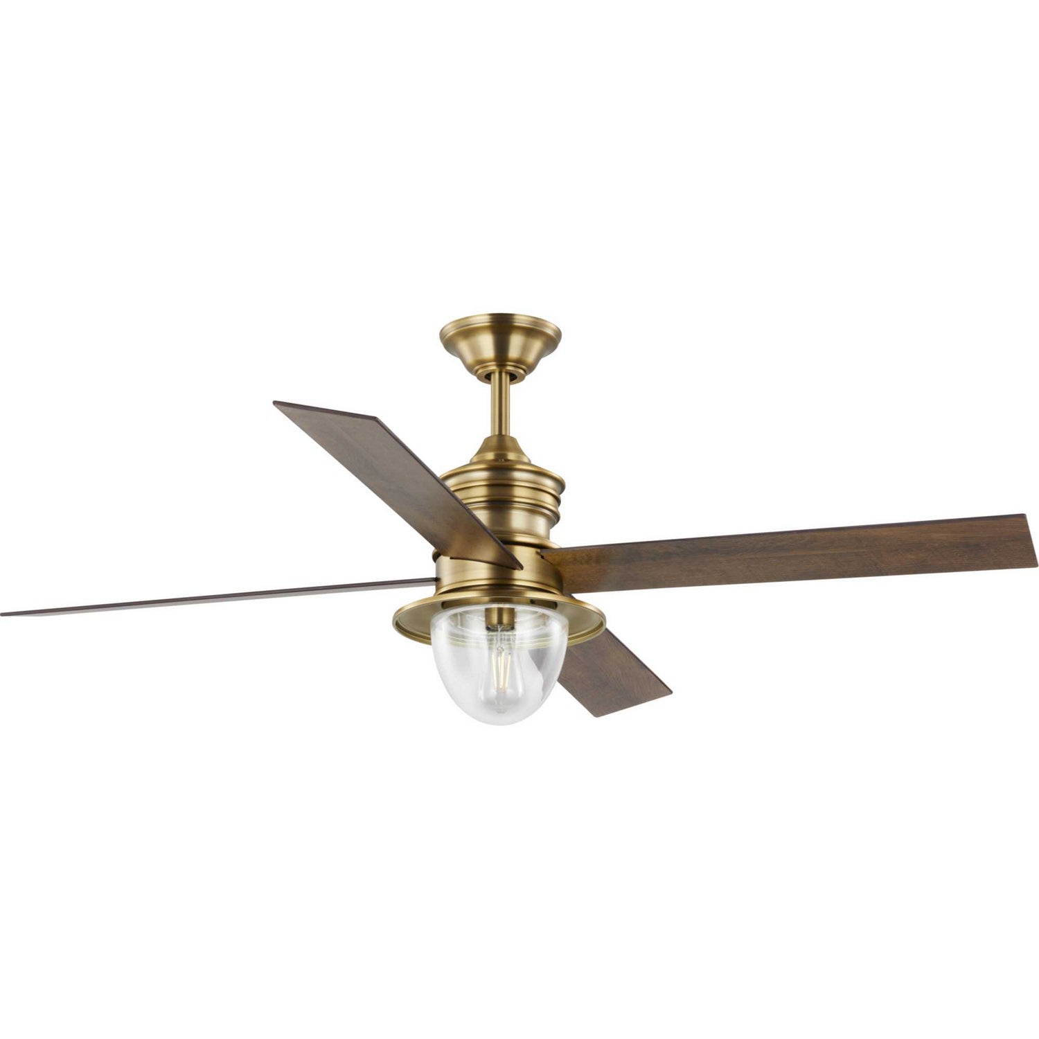 Progress Lighting - P250075-163-WB - 56"Ceiling Fan - Gillen - Vintage Brass