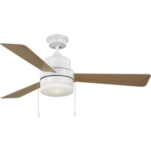 Progress Lighting - P250076-028-WB - 52"Ceiling Fan - Trevina V - Satin White