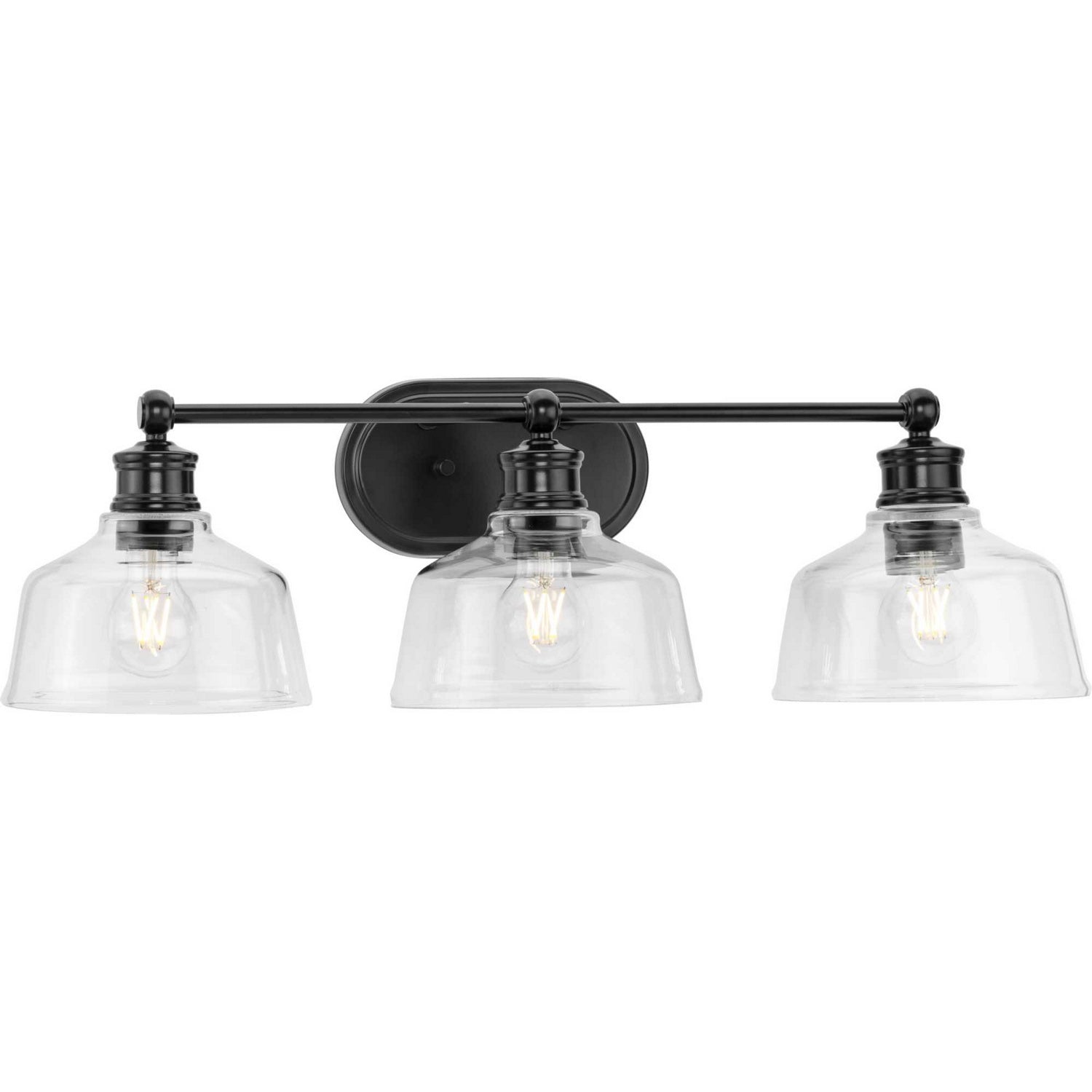 Progress Lighting - P300397-31M - Three Light Bath - Singleton - Matte Black