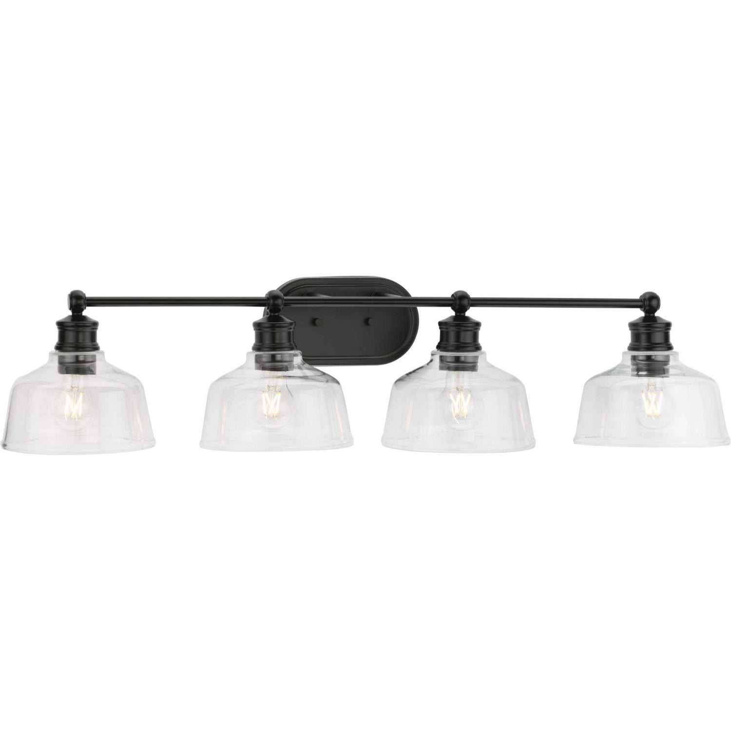 Progress Lighting - P300398-31M - Four Light Bath - Singleton - Matte Black