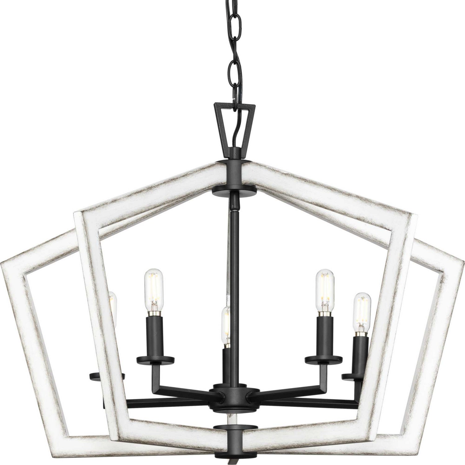 Progress Lighting - P400301-31M - Five Light Chandelier - Galloway - Matte Black