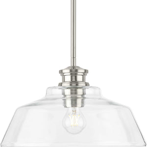 Progress Lighting - P500381-009 - One Light Pendant - Singleton - Brushed Nickel