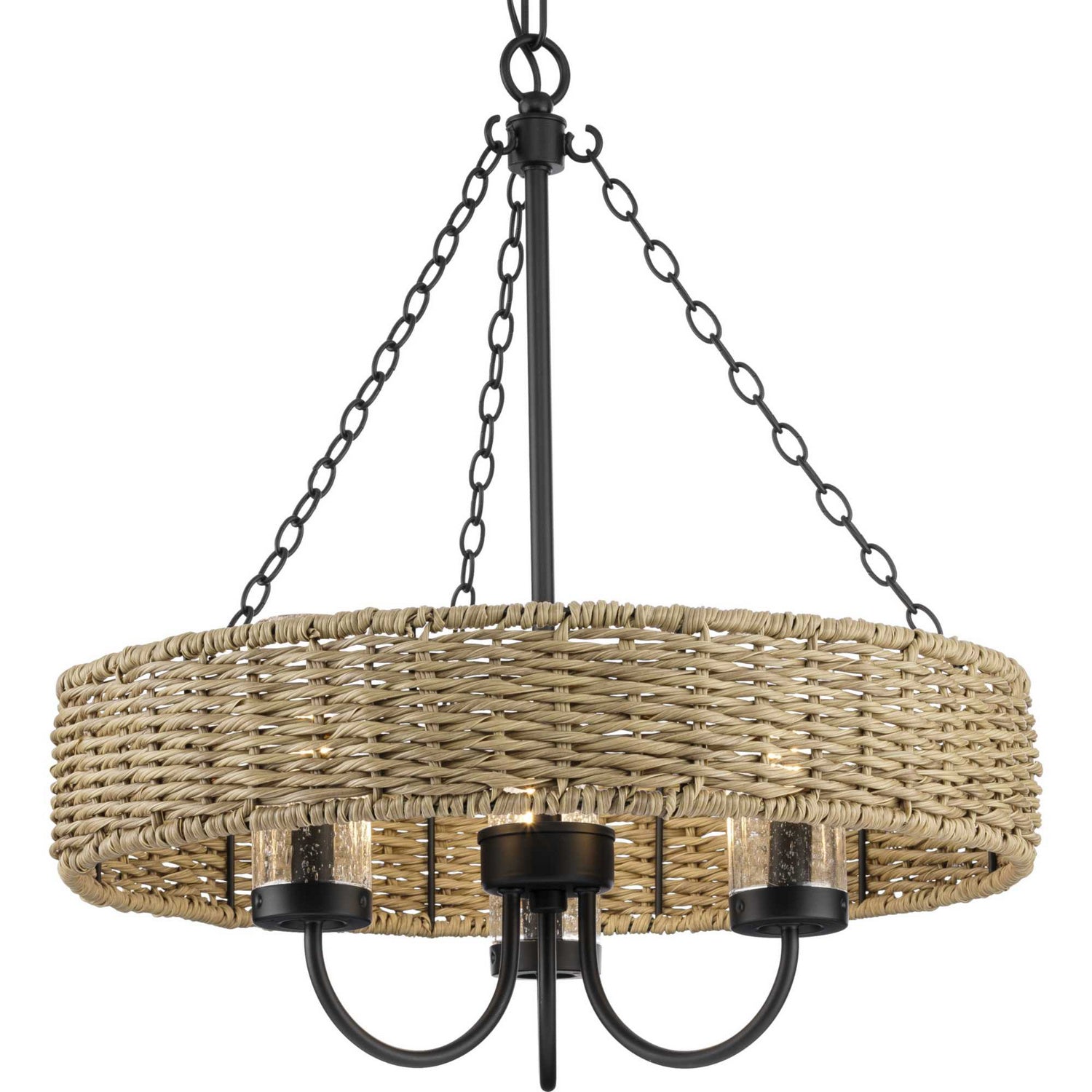 Progress Lighting - P550127-31M - Three Light Outdoor Chandelier - Pembroke - Matte Black