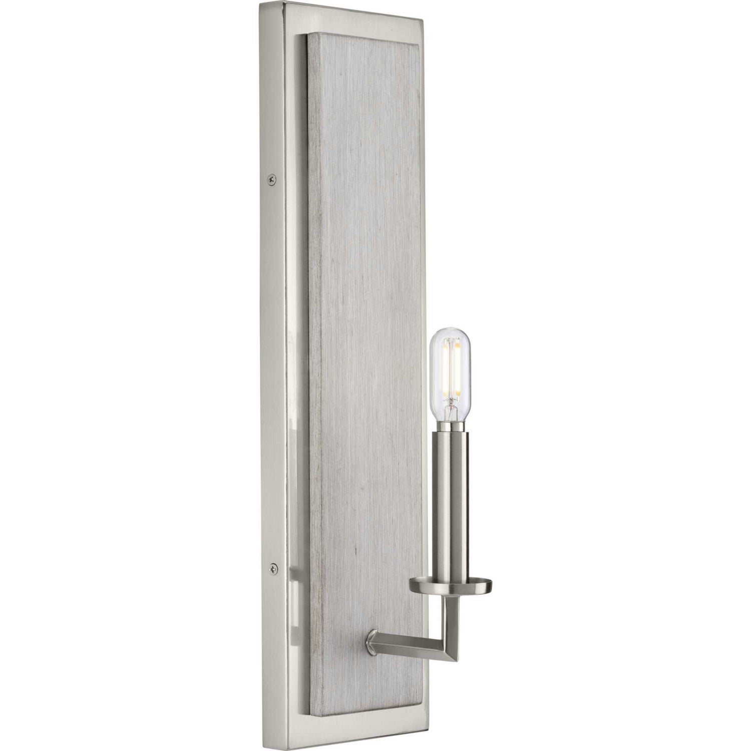 Progress Lighting - P710109-009 - One Light Wall Bracket - Galloway - Brushed Nickel