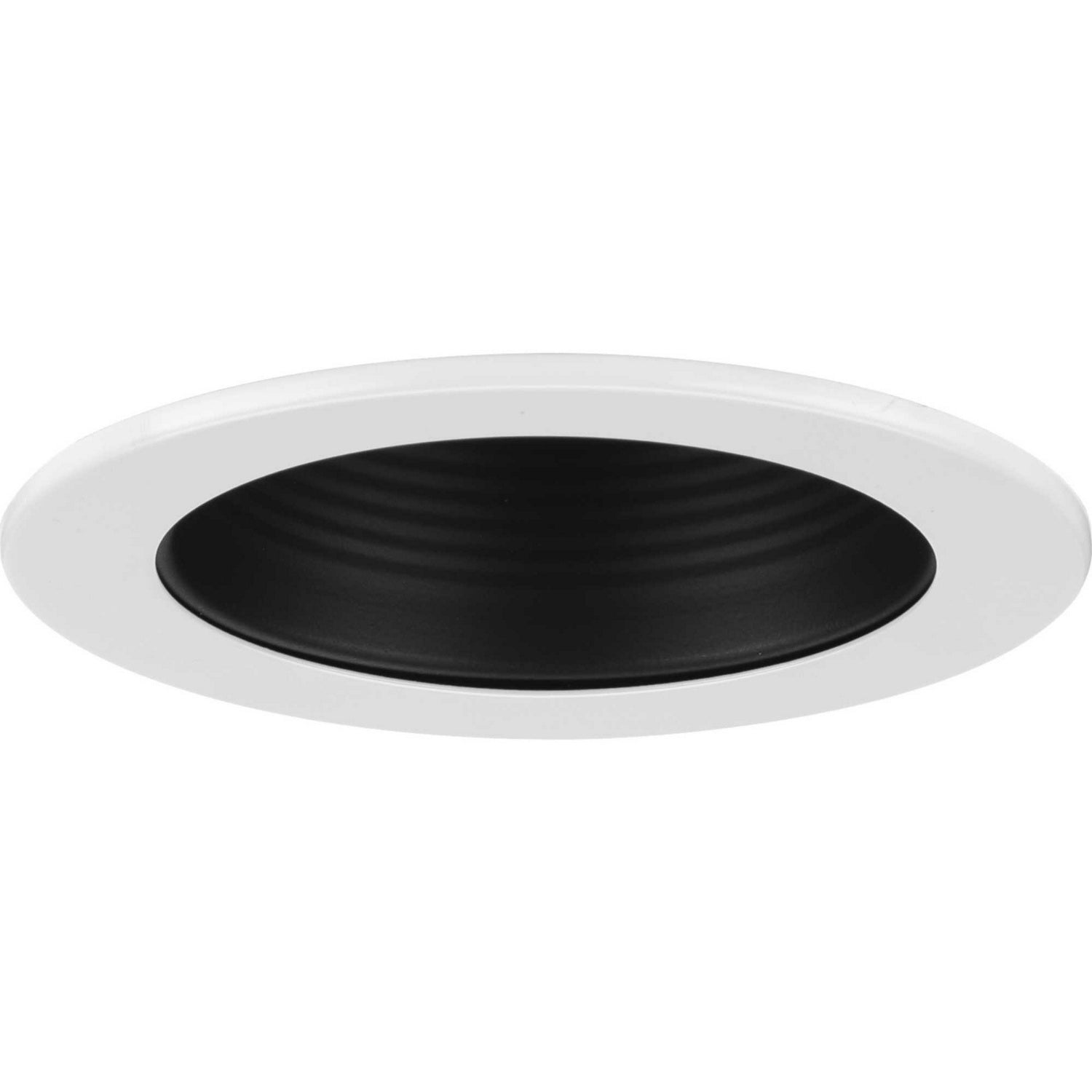 Progress Lighting - P804000-031 - One Light Step Baffle Trim - 4In Recessed - Black