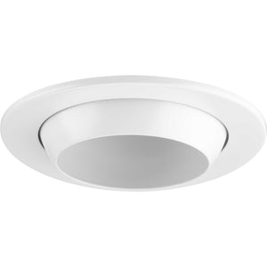 Progress Lighting - P804003-028 - One Light Eyeball Trim - 4In Recessed - Satin White