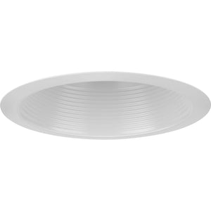 Progress Lighting - P806000-028 - One Light Baffle Trim - 6In Recessed - Satin White