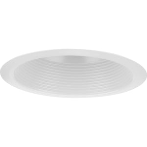 Progress Lighting - P806006-028 - One Light Baffle Trim - 6In Recessed Shallow - Satin White