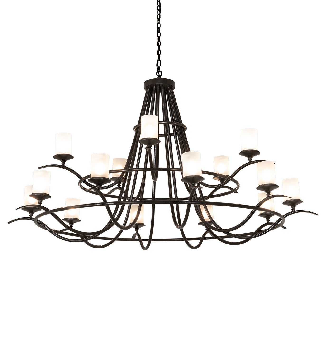 Meyda Tiffany - 248630 - LED Chandelier - Octavia - Timeless Bronze Vein