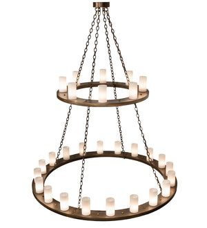 Meyda Tiffany - 250085 - LED Chandelier - Loxley - Antique Copper