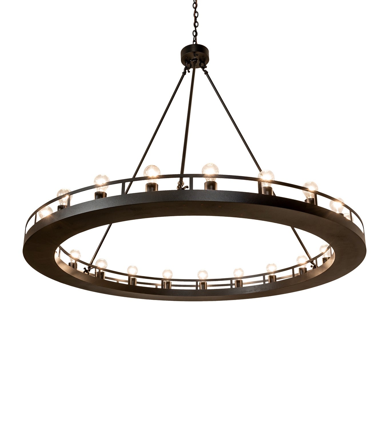 Meyda Tiffany - 251053 - 20 Light Chandelier - Barbury - Textured Black