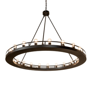 Meyda Tiffany - 251053 - 20 Light Chandelier - Barbury - Textured Black