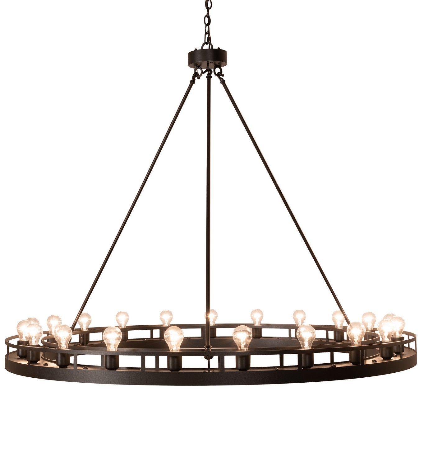 Meyda Tiffany - 251053 - 20 Light Chandelier - Barbury - Textured Black