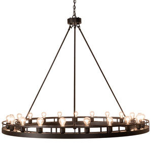 Meyda Tiffany - 251053 - 20 Light Chandelier - Barbury - Textured Black