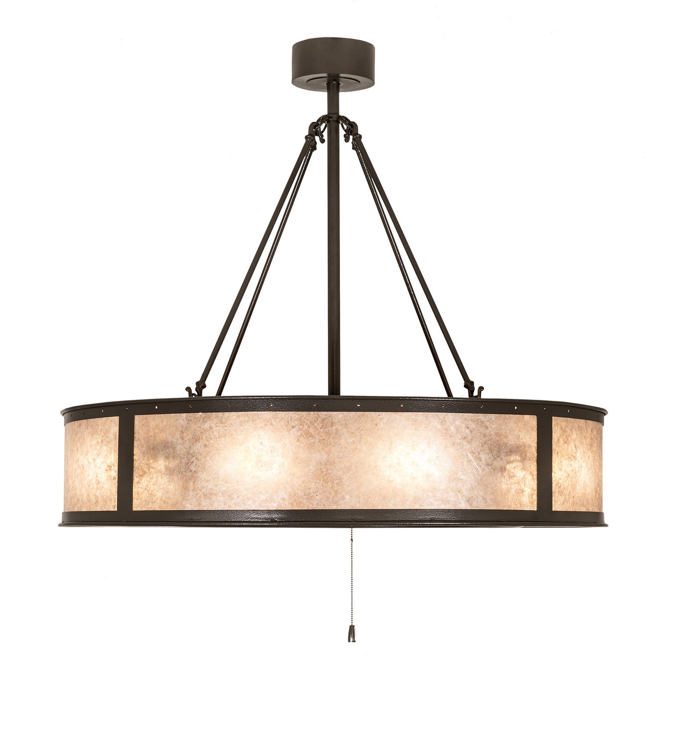 Meyda Tiffany - 252139 - Eight Light Chandel-Air - Smythe Craftsman - Textured Timeless Bronze