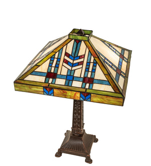 Meyda Tiffany - 255909 - Two Light Table Lamp - Prairie Wheat - Mahogany Bronze