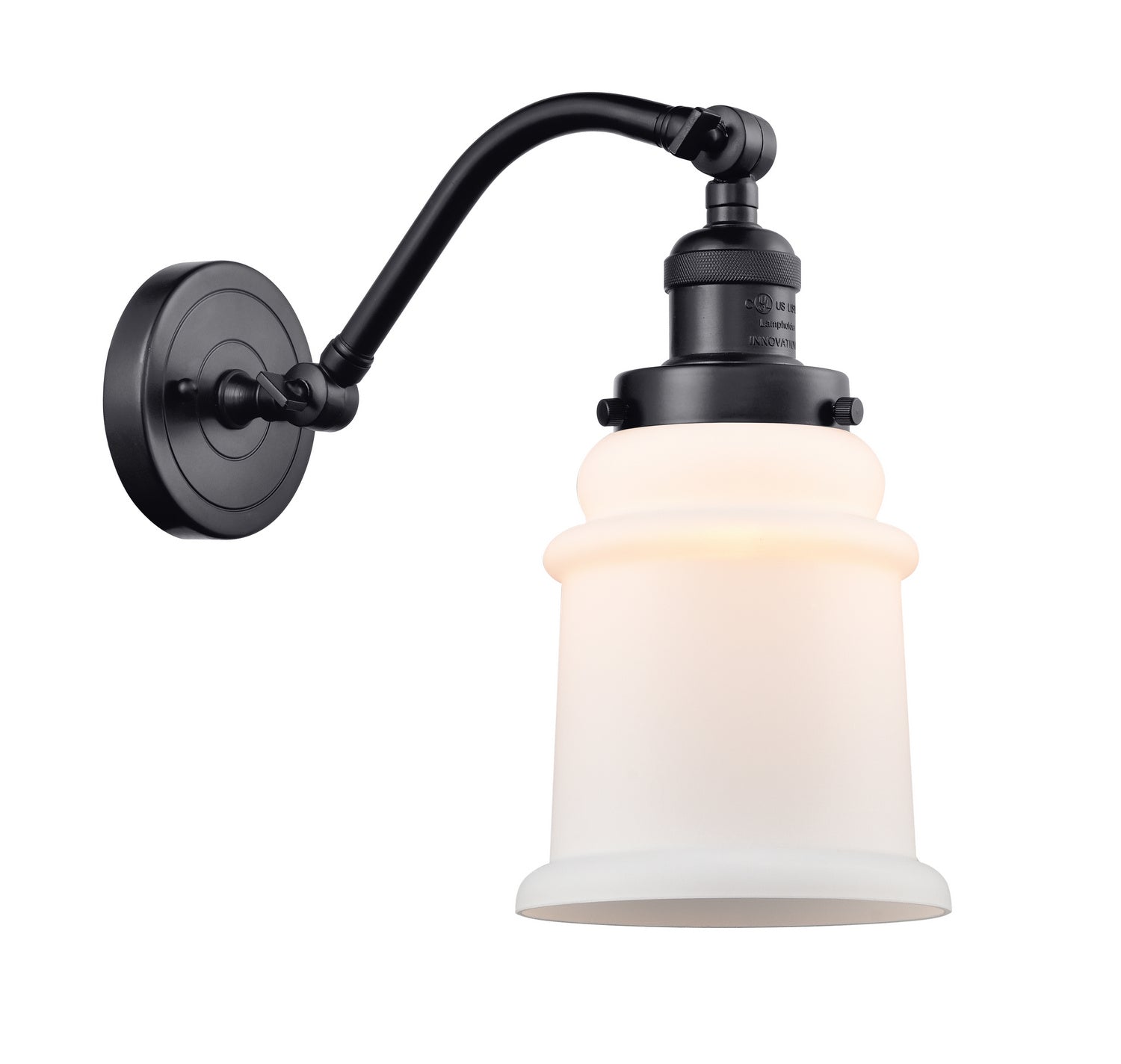 Innovations - 515-1W-BK-G181 - One Light Wall Sconce - Franklin Restoration - Matte Black