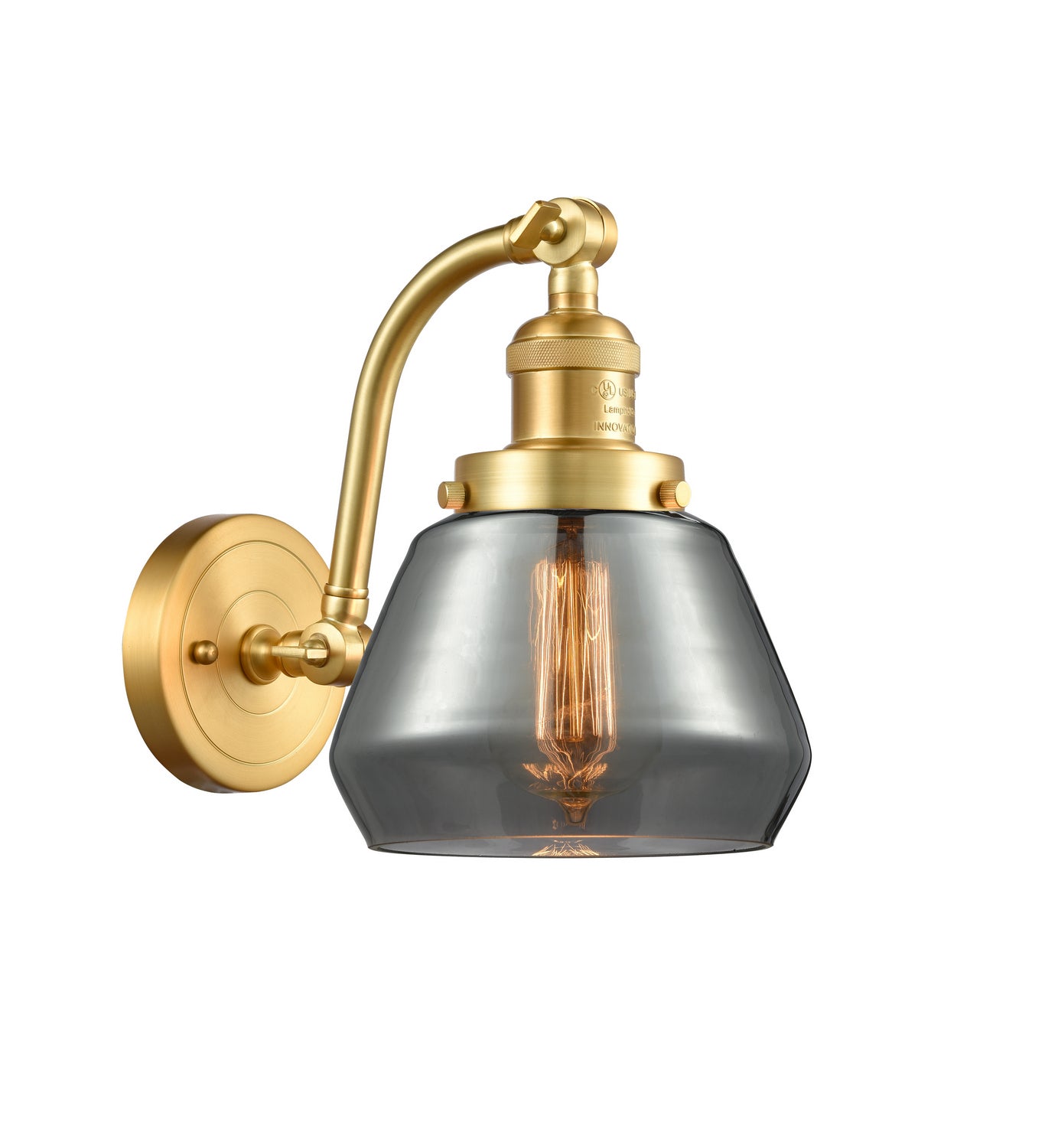 Innovations - 515-1W-SG-G173 - One Light Wall Sconce - Franklin Restoration - Satin Gold