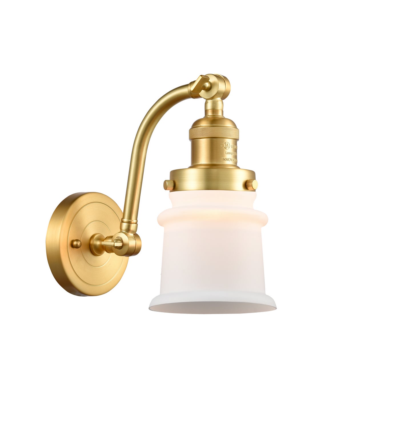 Innovations - 515-1W-SG-G181S - One Light Wall Sconce - Franklin Restoration - Satin Gold