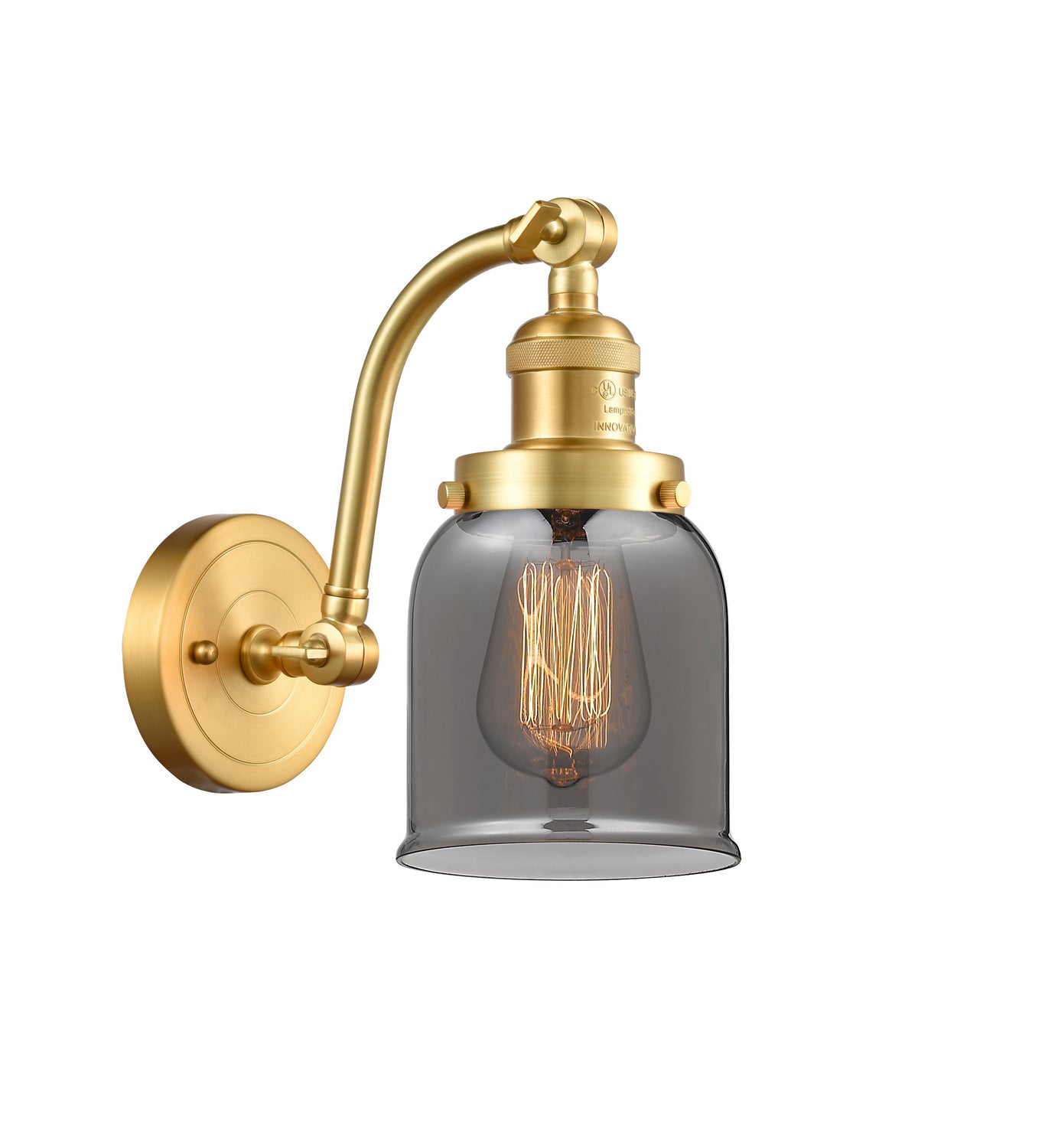 Innovations - 515-1W-SG-G53 - One Light Wall Sconce - Franklin Restoration - Satin Gold