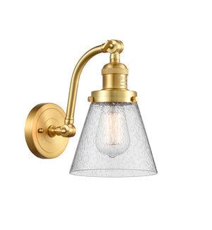 Innovations - 515-1W-SG-G64 - One Light Wall Sconce - Franklin Restoration - Satin Gold