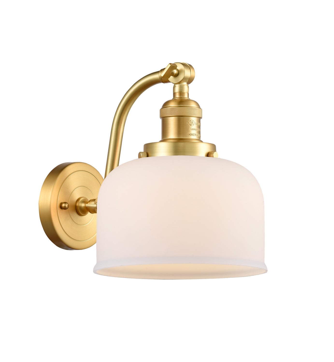 Innovations - 515-1W-SG-G71 - One Light Wall Sconce - Franklin Restoration - Satin Gold