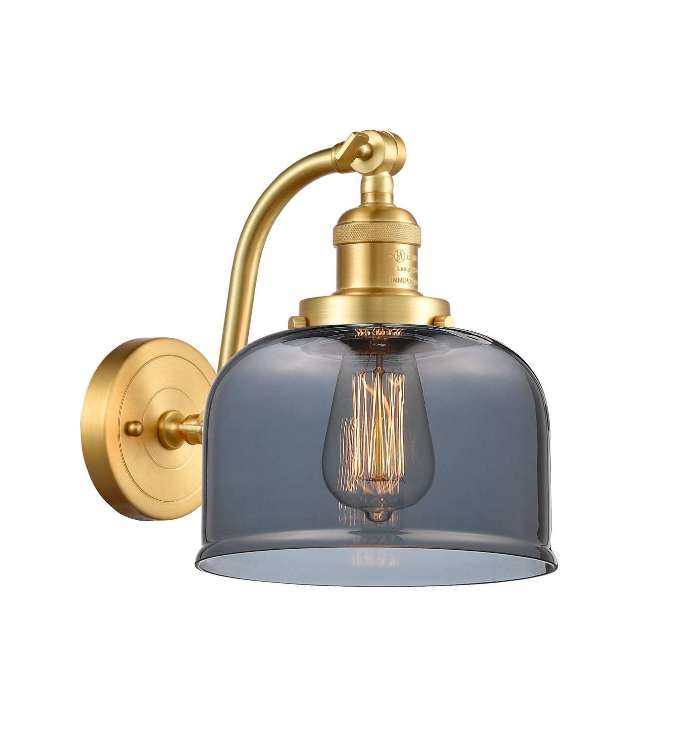 Innovations - 515-1W-SG-G73 - One Light Wall Sconce - Franklin Restoration - Satin Gold