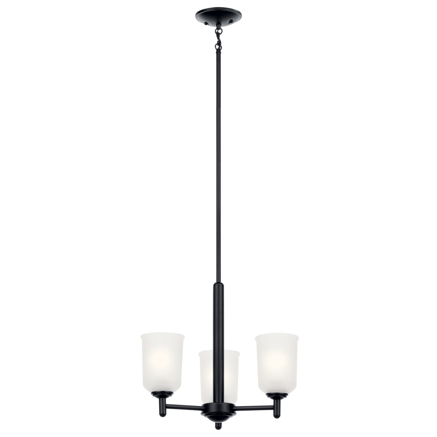 Kichler - 43670BK - Three Light Mini Chandelier - Shailene - Black