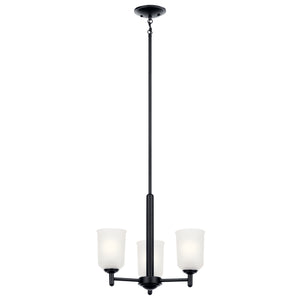 Kichler - 43670BK - Three Light Mini Chandelier - Shailene - Black