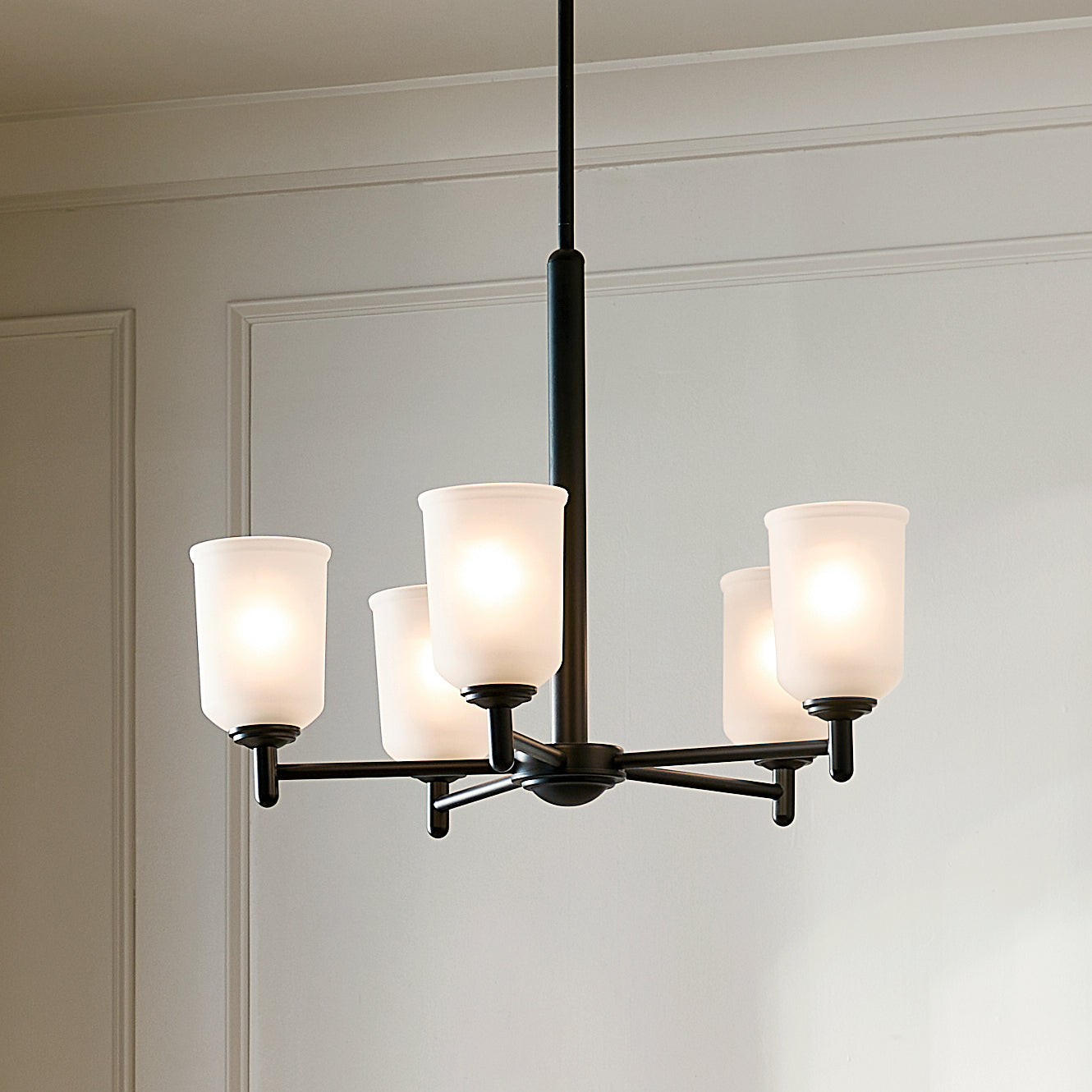 Kichler - 43671BK - Five Light Chandelier - Shailene - Black