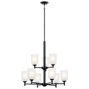 Kichler - 43672BK - Nine Light Chandelier - Shailene - Black