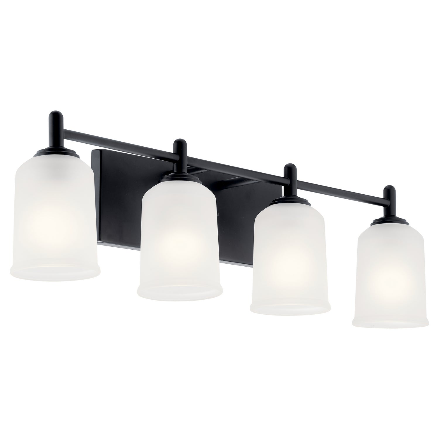 Kichler - 45575BK - Four Light Bath - Shailene - Black