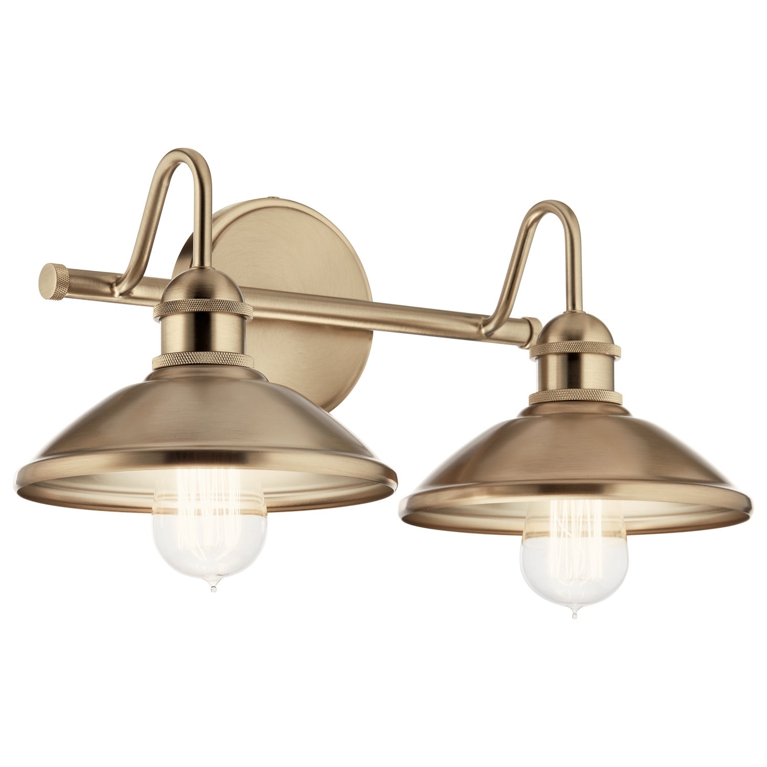 Kichler - 45944CPZ - Two Light Bath - Clyde - Champagne Bronze