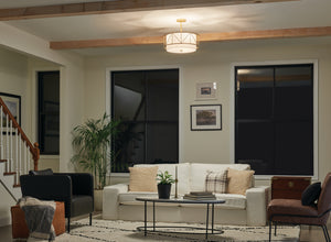 Kichler - 52075CLG - Three Light Pendant/Semi Flush - Birkleigh - Classic Gold